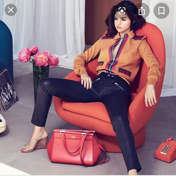 Coach X Selena Gomez Collab Leather 